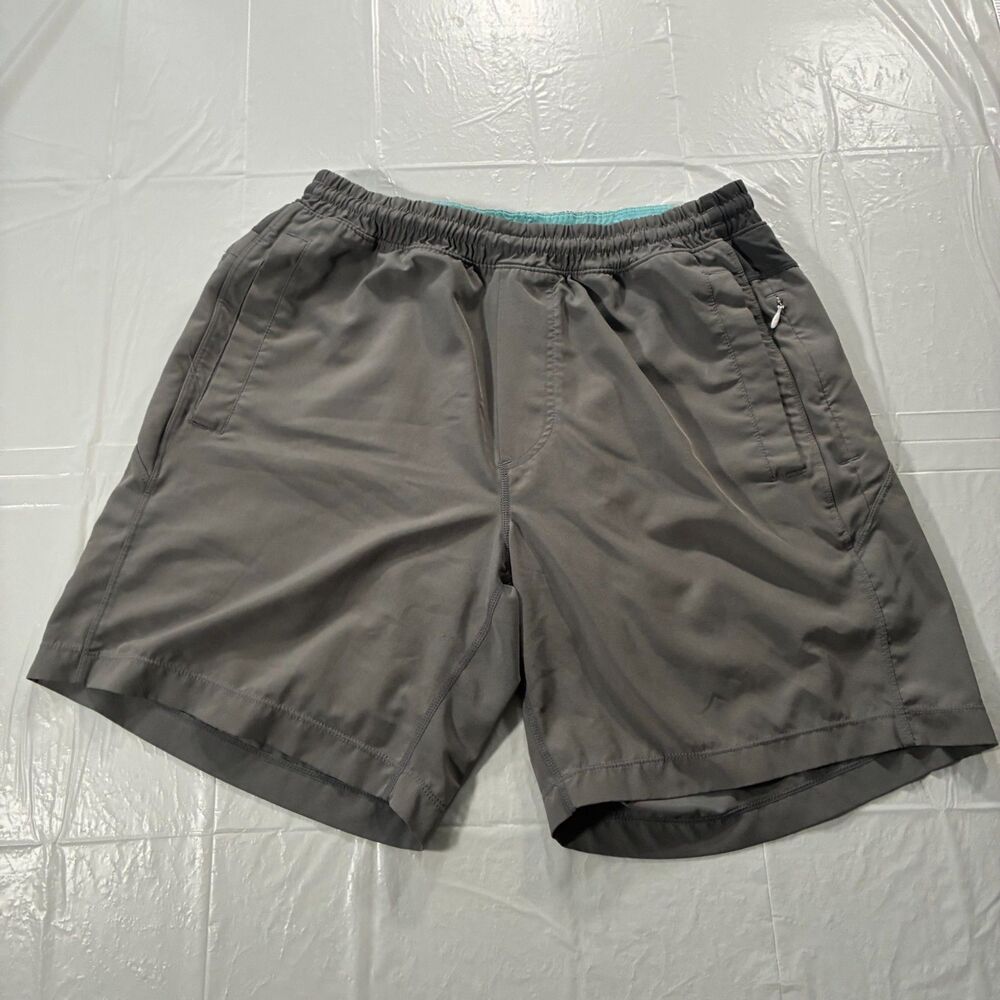 Birddogs Lined Athletic Shorts Mens Size M Medium Hybrid Dark Gray 7” - flaw